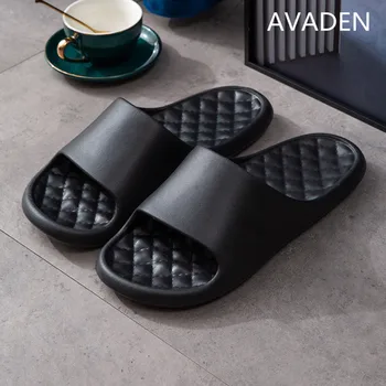 Тапочки для мужчин, износостойкие, нескользящие, дышащие, универсальные, удобная водонепроницаемая обувь на платформе, летняя основная одежда