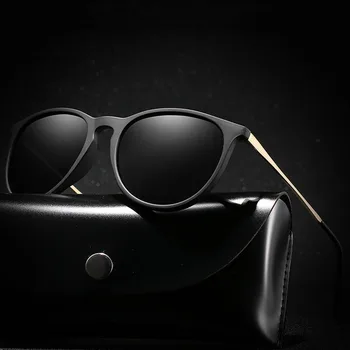 Фирменные поляризованные солнцезащитные очки для женщин за рулем, солнцезащитные очки Vintage Luxury Lady UV400 Sunglass gafas de sol