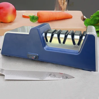 Электрическая алмазная точилка для ножей С системой заточки с зернистостью полировки 360/600/1000 # Профессиональные инструменты для заточки кухонных ножей